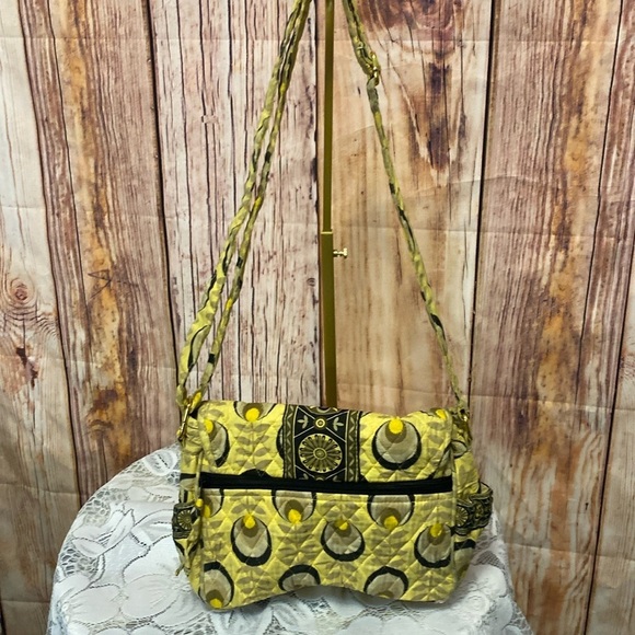Maggi B Lemon Drop Printed Shoulder/Crossbody Bag‎ - Picture 6 of 12